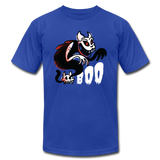 Ghost Cat says,"BOO!" - royal blue