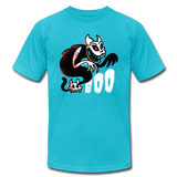 Ghost Cat says,"BOO!" - turquoise
