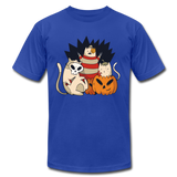 Halloween Cats in Costumes - royal blue