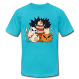 Halloween Cats in Costumes - turquoise