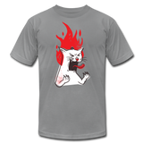 Flaming Mad Cat - slate