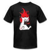Flaming Mad Cat - black