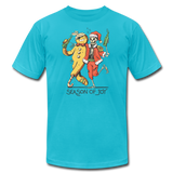 Gingerbread Man and Skeleton Santa Costume - turquoise