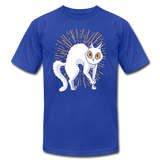 Crab Walk Cat - royal blue