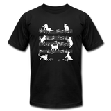 Musical Cats - black