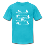 Musical Cats - turquoise