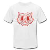 Retro Cat in Halftone - white