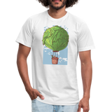 Lettuce Hot Air Balloon - white