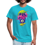 Trippy Skull with Eyeball - turquoise